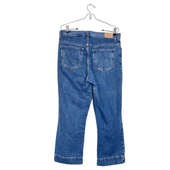 Vintage Eddie Bauer Women's High Rise Cropped Jeans - Sz 10 - Picture 2 of 7